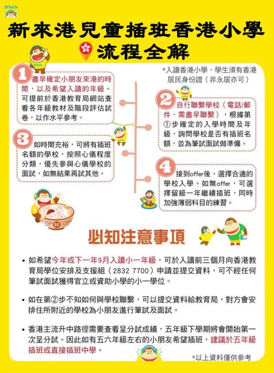 香港小学插班指南：申请流程与入学攻略