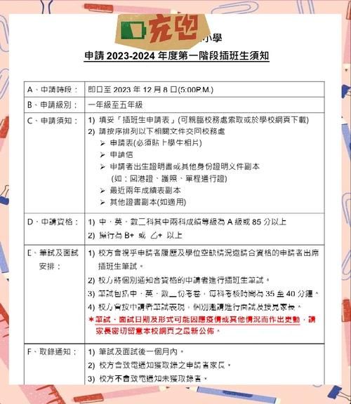 香港小学插班指南：申请流程与入学攻略