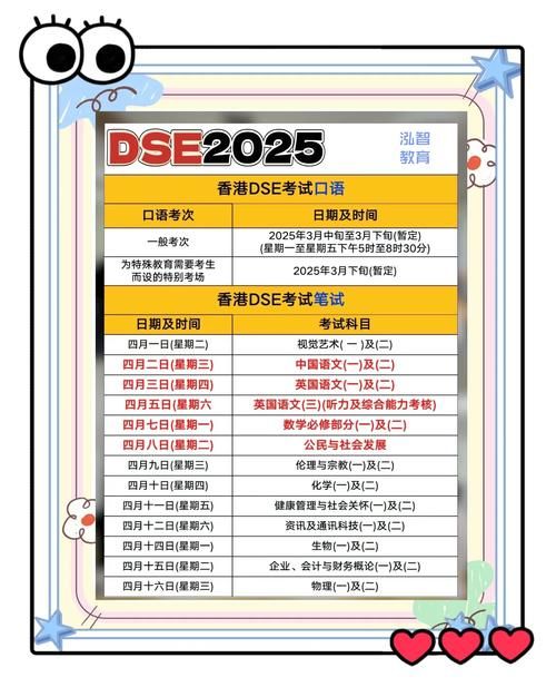 DSE考试时间表出炉！2024年最新日程及备考策略全解析