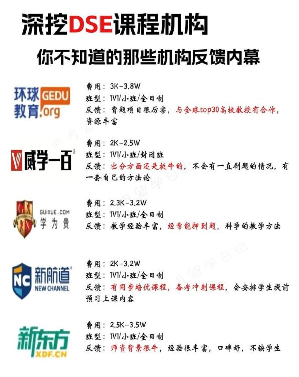 DSE教育体系全解析:升学路径与课程优势详解