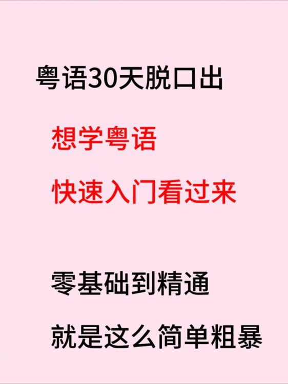 粤语零基础赴港插班?快速适应语言有妙招