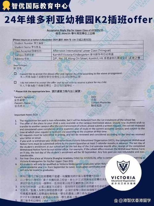香港幼稚园K2插班指南 申请条件与入学流程全解析